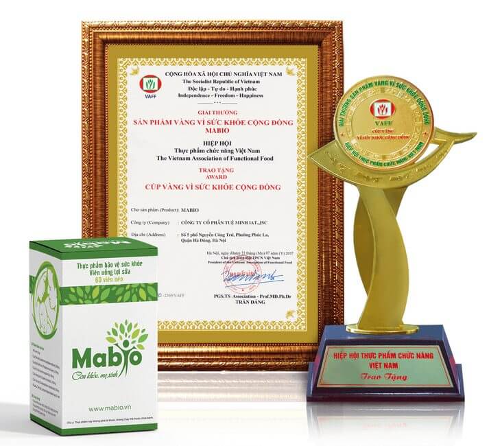 Cúp vàng sức khỏe cộng đồng Mabio